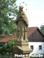 Socha sv. Jana Nepomuckého.